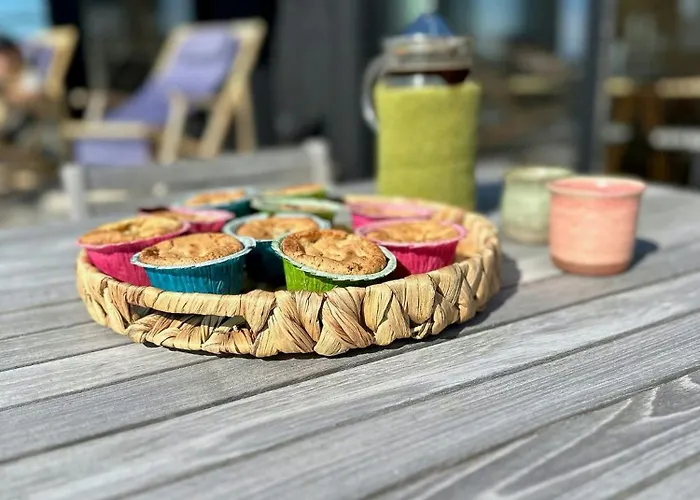 Hébergement de vacances House With Sea View In The Dunes At *